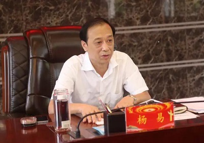 区委书记杨易同志讲话